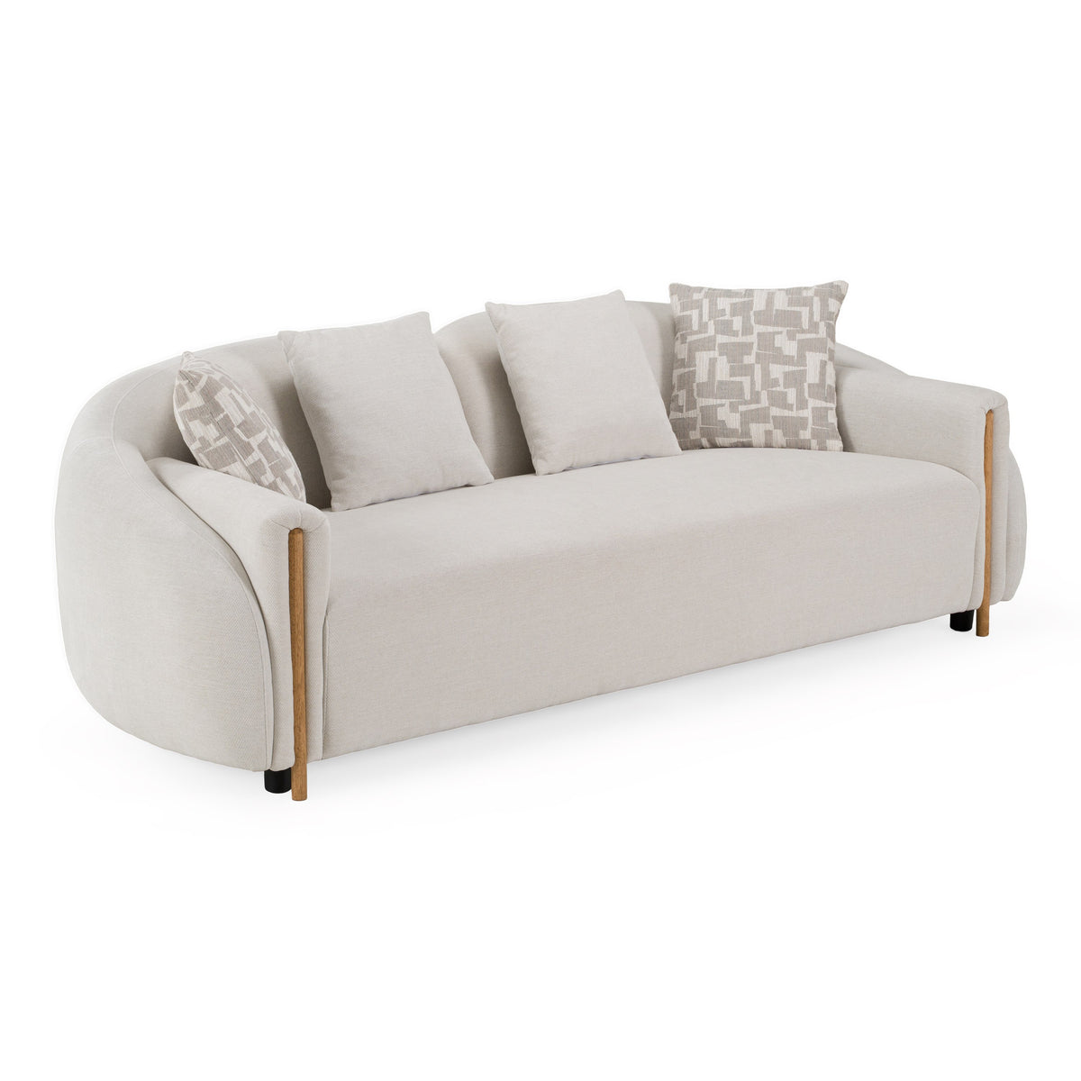 Yorba - Modern Beige Fabric Loveseat by VIG Furniture - View 2
