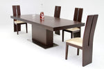 Zenith Modern Red Oak Extendable Dining Table by VIG Furniture - View 7
