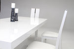 Zenith Modern White Extendable Dining Table by VIG Furniture - View 2
