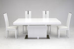 Zenith Modern White Extendable Dining Table by VIG Furniture - View 6